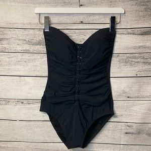 Profile Gottex Moto Lace Front 1 PC Swimsuit